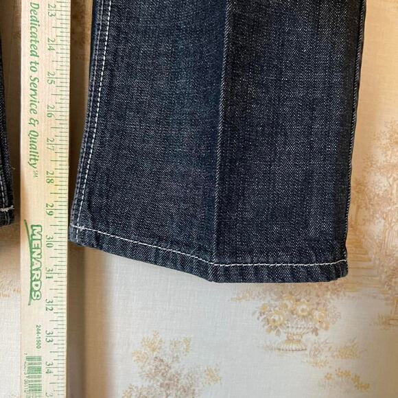 Crazy Y2K Clench Wing Embrodered Black Baggy Pants Size 40x32” - Picture 8 of 8